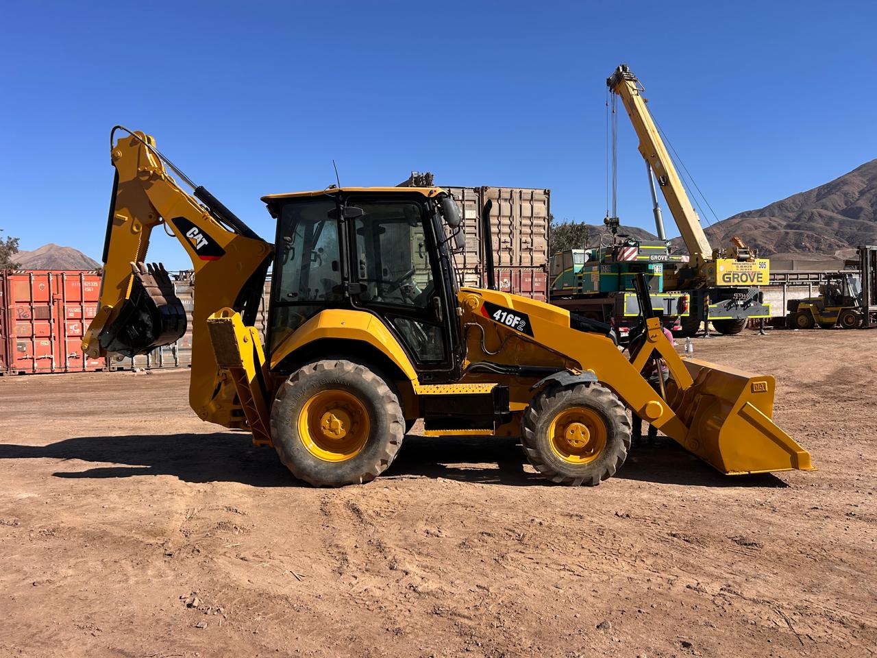 Retroexcavadora Caterpillar 416F2 Año 2018, Horómetro 2.336 horas