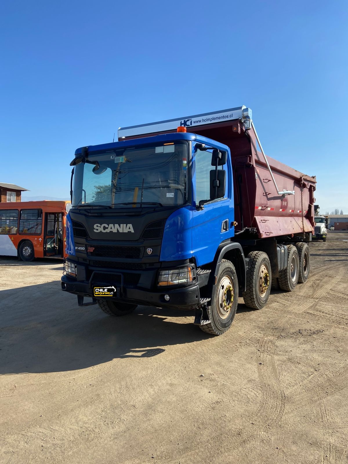 Camión Tolva 20m3 Scania P450 XT 8x4  Año 2022 144.800 km